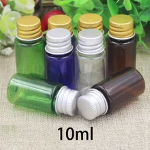 Free Shipping 10ml Plastic Water Bottle with Inner Plug Small Cosmetic Makeup Perfume Essential Oil Travel Package Container