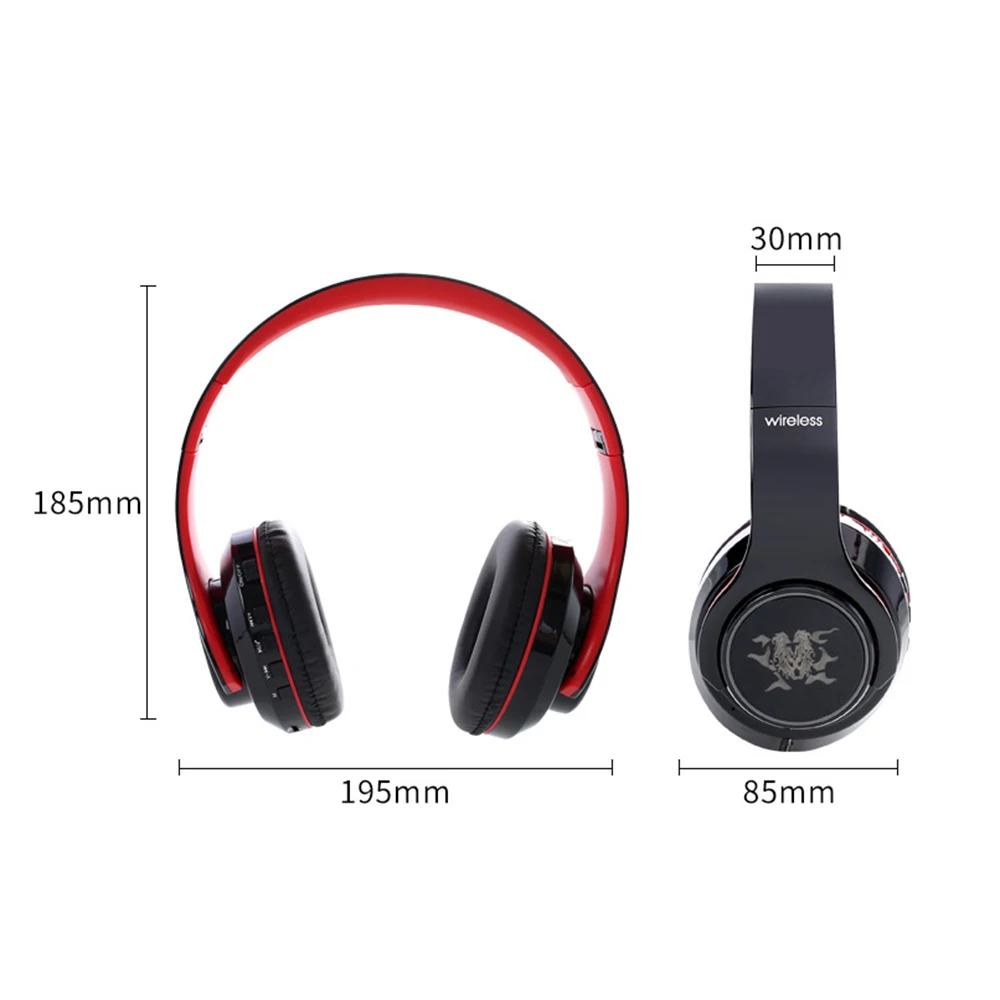 Беспроводная bluetooth-гарнитура, гарнитура Bluetooth с микрофоном, складная гарнитура с картой, Bluetooth, Универсальные наушники для мобильного компьютера