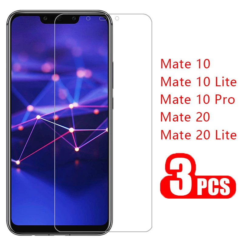 Защитное стекло для huawei mate 10 20 lite pro 3 шт. | Мобильные телефоны и аксессуары