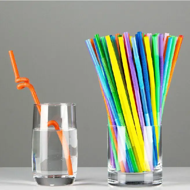 

Manufacturers 100 PCs Soton Straw Double Bend Artistic Straw DIY Educational Color Plastic Double Elbow Straw 71030