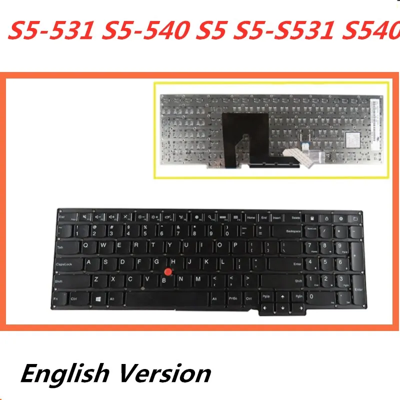 Laptop English Keyboard For Lenovo IBM S5-531 S5-540 S5 S5-S531 S540 Notebook Replacement layout | Компьютеры и офис