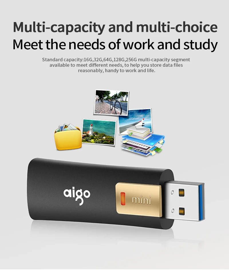 Aigo защита от записи usb 3,0 256GB usb флеш-накопитель 3,0 Блокировка данных флеш-накопитель usb Антивирусная ручка usb флеш-накопитель cle usb