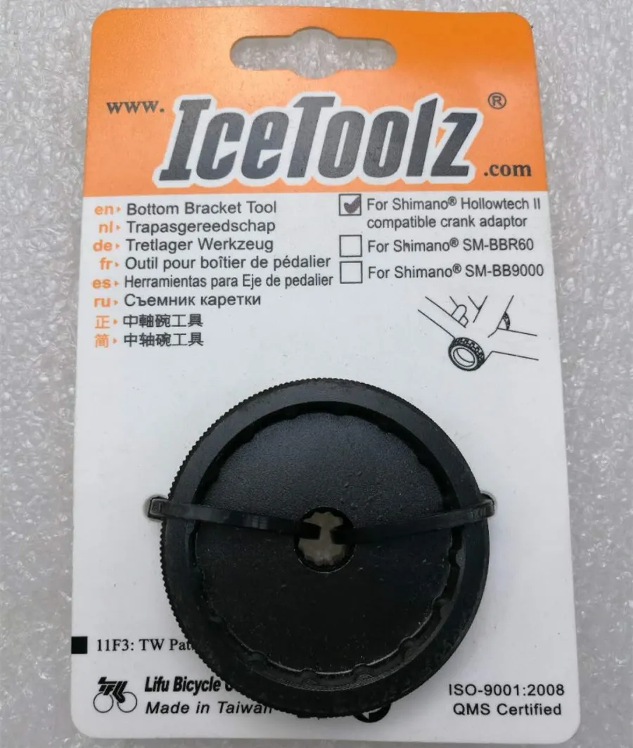 Icetoolz-11f3 велосипедный цельный инструмент Medial Axis горный велосипед Hallow Medial Axis инструмент BB инструмент демонтажа