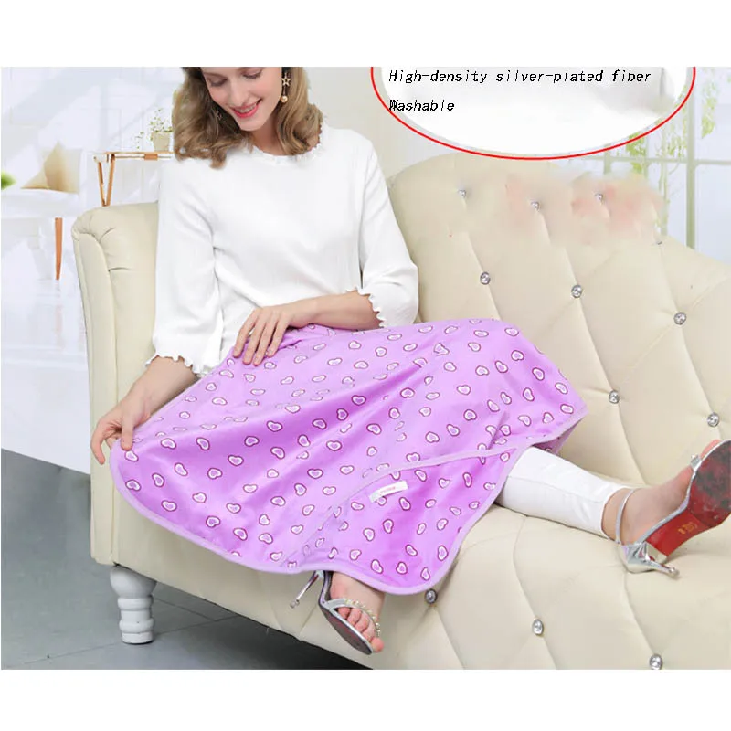 Bellyband Apron During Pregnancy Silver Fiber Radiation Blanket Double Layer Design High-density Silver-plated Fiber
