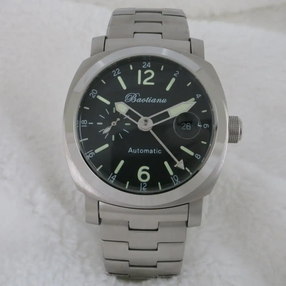 Люксовый бренд светящиеся Мужские автоматические механические самовзводные