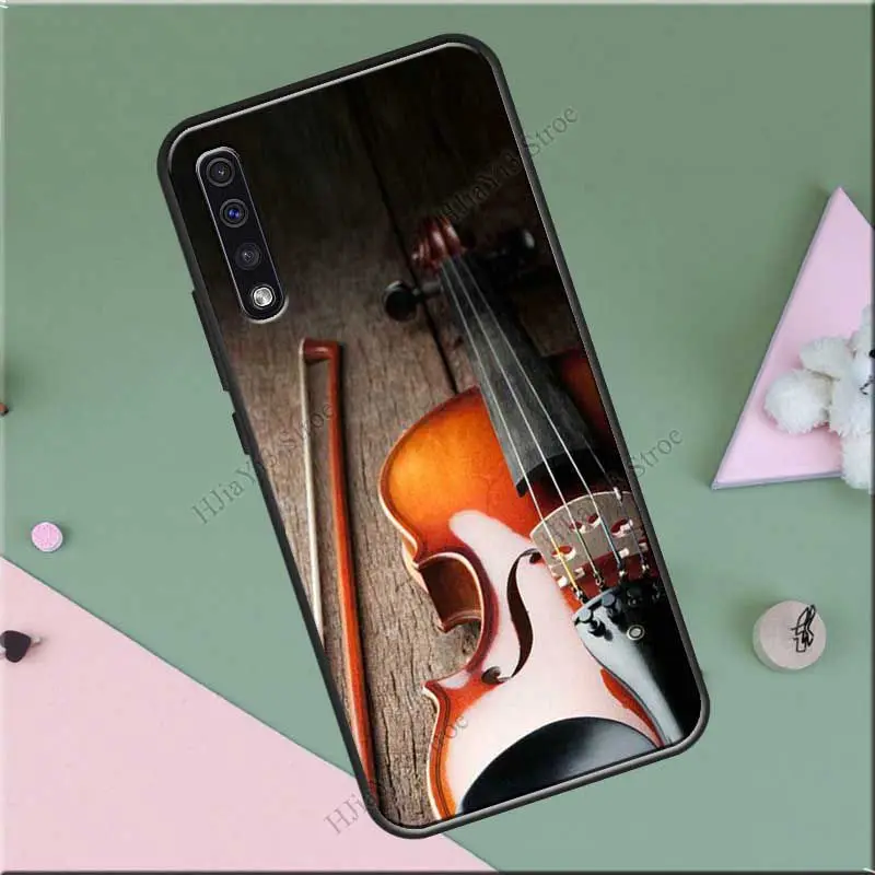 Elegant Wooden Violins Bow Sheet Music Case For Samsung Galaxy A51 A71 A70 A50 A40 A30S S8 S9 S10 Plus Note 10 S10e S20 Ultra Elegant Wooden Violins Bow Sheet Music Case For Samsung Galaxy A51 A71 A70 A50 A40 A30S S8 S9 S10 Plus Note 10 S10e S20 Ultra
