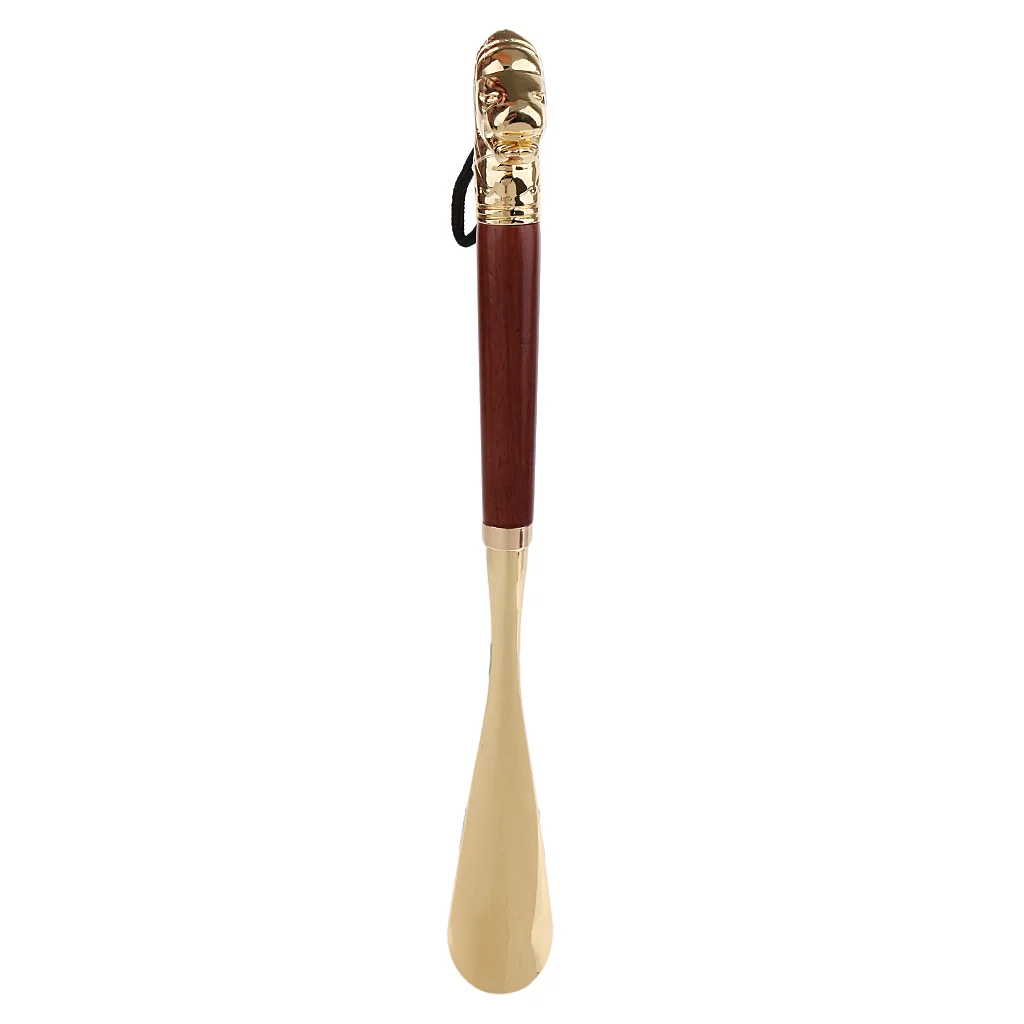 Men Women Flexible Metal Long Handle Shoe Horn Lifter Shoehorn 12.60in