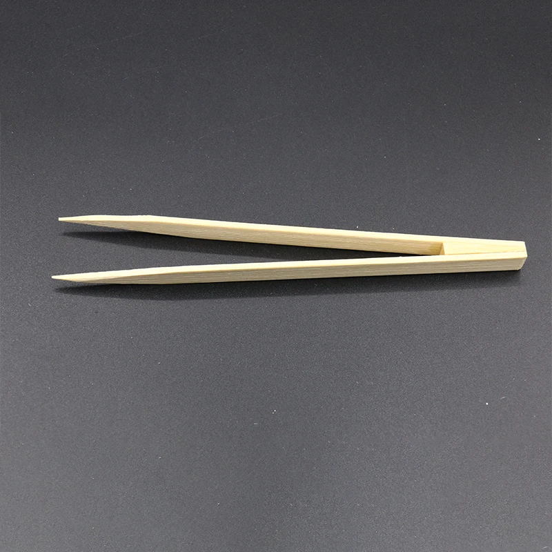 Wooden Tea Clip Bamboo Kitchen Salad Food Toast Tong Tweezer Bacon Sugar Ice Tea Utensil Teaware Accessories 10pcs bamboo tea accessories wooden food tongs bamboo tongs tea bag tongs