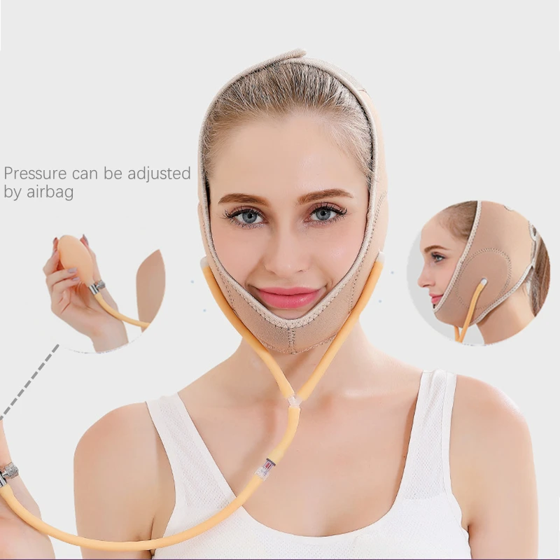 Обновленная маска на щеки от морщин лифтинг для лица гладкий компрессионный