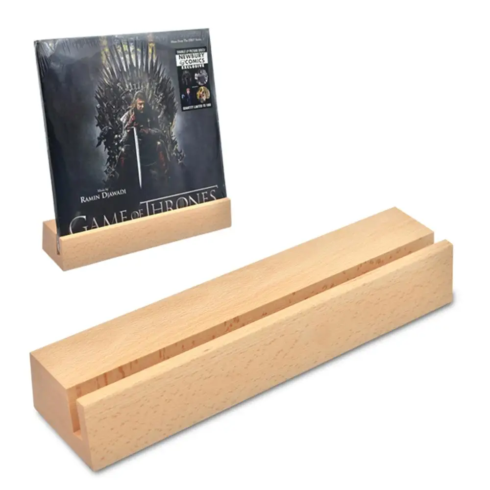 

Brand New and High Quality For LP Vinyl Record Phonograph Style Vintage â€œNow Playingâ€ Heavy Wooden Display Stand