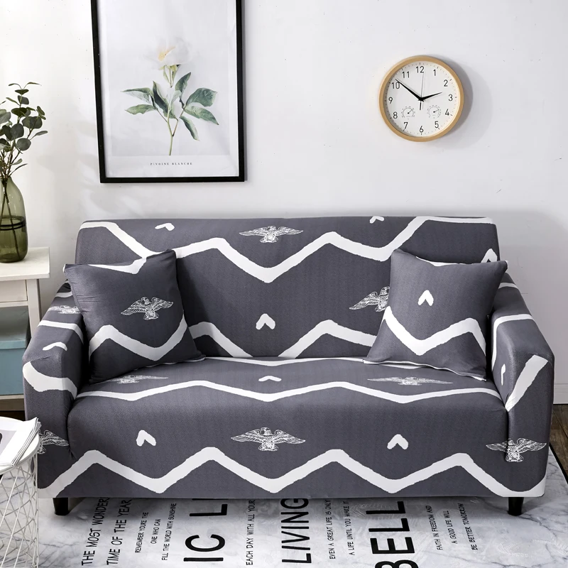 Эластичный Чехол нескользящая диванных чехлов упругой полный Чехол для дивана диван Полотенца 1/2/3/4-seater/L-shape форме, благодаря чему создается ощущение невесомости с угловой секционный диван-кровать - Цвет: 16