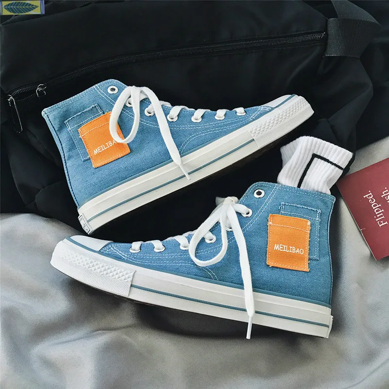 mens blue high tops