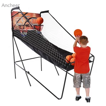 

Outdoor Fitness Equipment Basketball Double Shot Arcade System Foldable