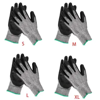 

Anti-cut Porter Work Touchable Gloves Soft Breathable Construction Site Non-Slip QX2B