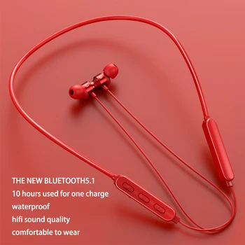 

FOOVDO Neckband Headset for Mobile Phone Earphone Sport Auriculares Bluetooth Inalambrico Hifi Earbuds for Video Game