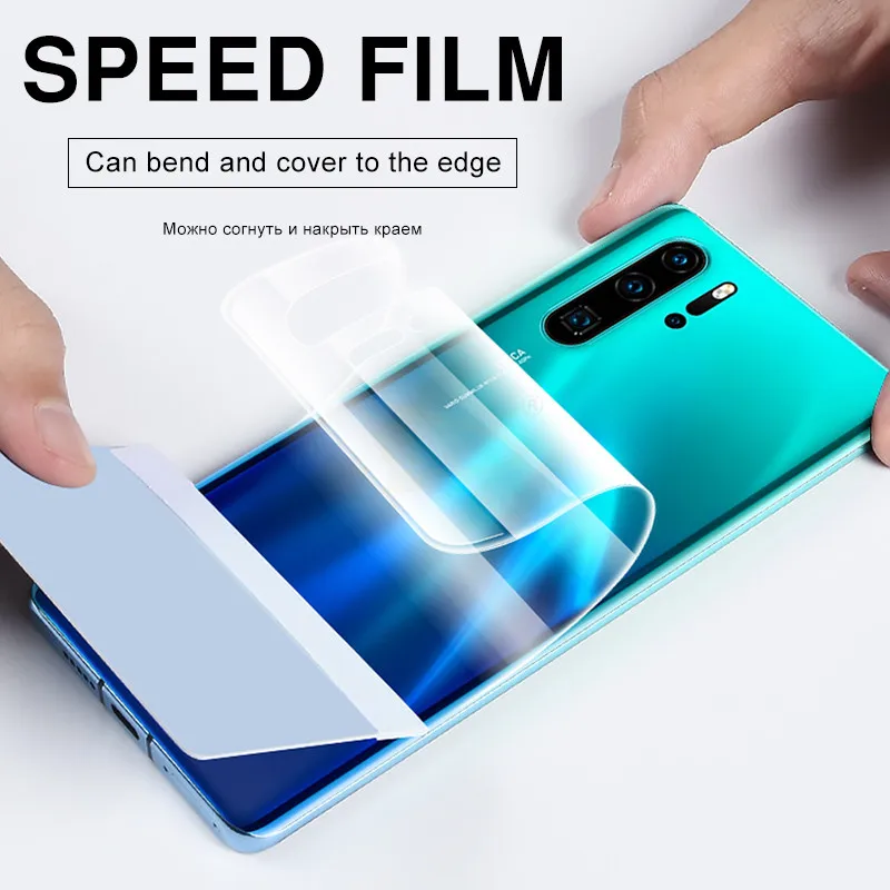 3-1 шт 100D задняя крышка Гидрогелевая пленка для huawei mate 30 20 Pro P20 lite мягкая защитная пленка P30 задняя защитная пленка не стекло