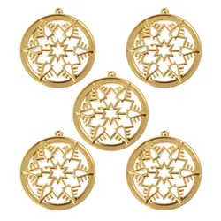 5 снежинки Jewelry рамки эпоксидной смолы лотки ободок Кабошон для изготовления ожерелья Прямая поставка W2952001