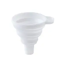 Мини силиконовая Складная воронка для жидкости Портативный Телескопический масляный бункер кухня разливочные инструменты H7EA