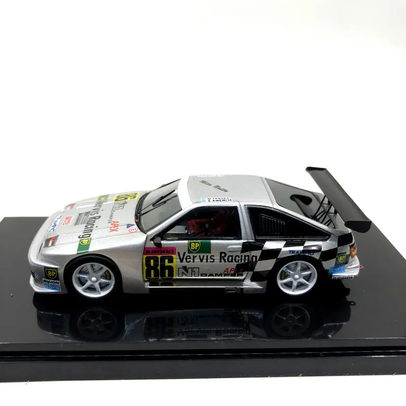 Классический 1:43 Масштаб смолы моделирование AE86 автомобиль Миниатюрная модель