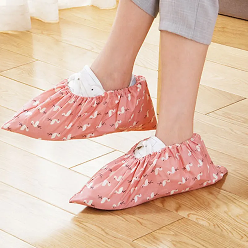 Description Picture 5 of itemHot Shoes Reusable Storage Unisex Rain Boots Waterproof Washable Cloth Shoe Bag Non-slip Boots Boots Machine Shoe Cover
