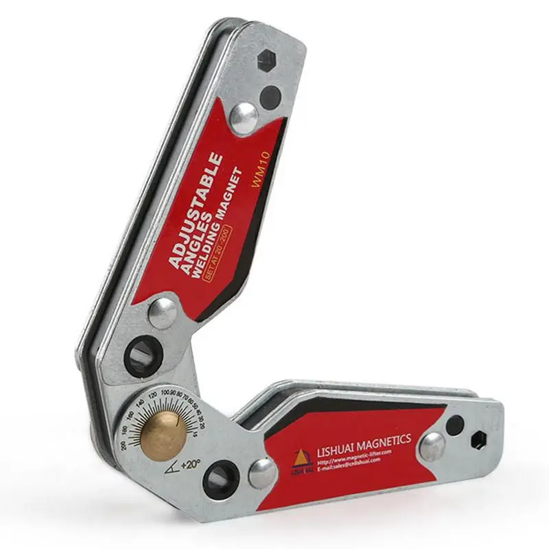  WM10 Adjustable Magnetic Neodymium Welding Positioner Locator Tools With Wrench Welding Fixed Fixtu