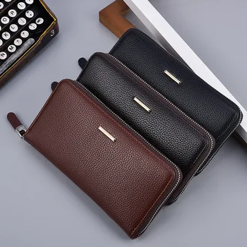 

New men's long wallet, men wallet, wallet, business, leisure, multi-function, men's hand bag.