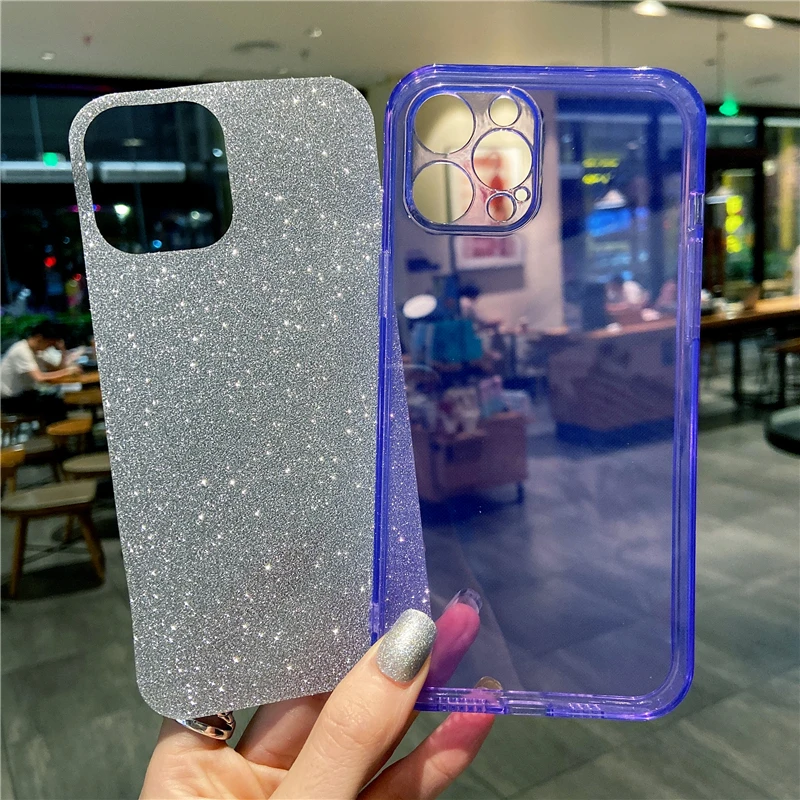 Radiant Glitter Shockproof Phone Case - Bright Slim TPU Cover
