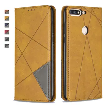 

For Honor 7C AUM-L41 Case Huawei Honor 7C Pro LND-L29 Case Honor 7 C C7 Pro Flip Wallet Cover for Funda Huawei Honor 7C Case