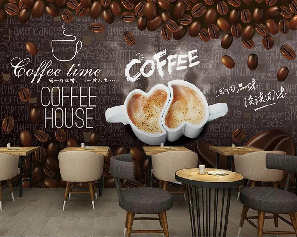 personalizado retro mao pintado blackboard cafe catering 3d 02