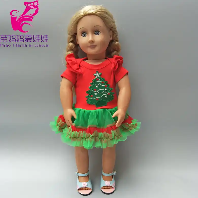 doll christmas dress