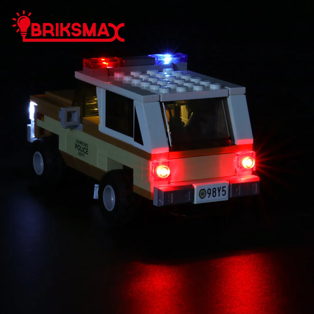 BriksMax светодиодный светильник комплект для 75810 очень странные дела перевернутом игрушки светильник ing комплект(не включает в себя модель