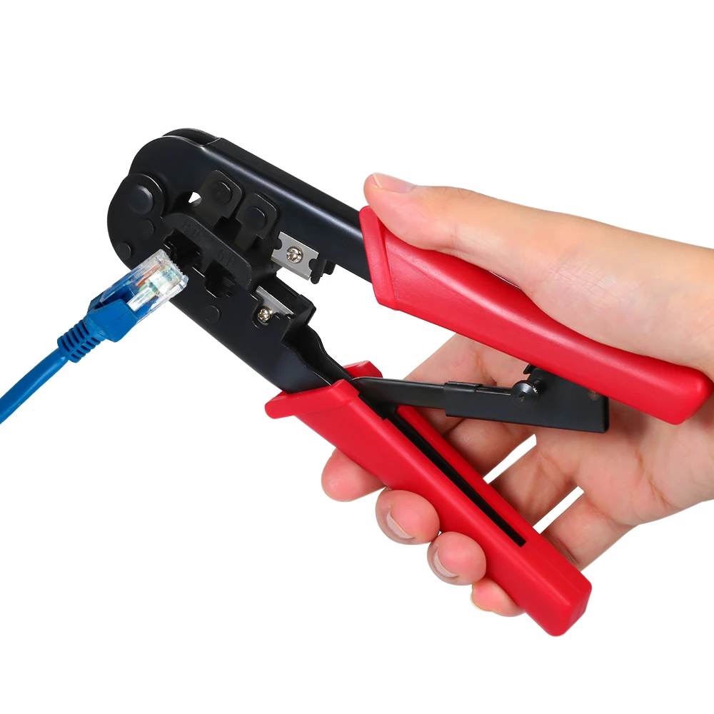 3 в 1 сетевой кабель LAN провода обжимные плоскогубцы 8P RJ45+ 6P RJ12/RJ11 Ethernet LAN Кабель сетевой инструмент кусачки для проводов устройство для снятия изоляции с провода