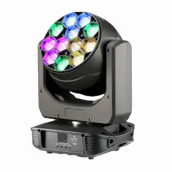 Профессиональный диджейский свет 12 шт. x 40 Вт 4 в 1 rgbw led zoom moving head wash light dmx512 сценическое освещение для dj вечерние и свадебные шоу