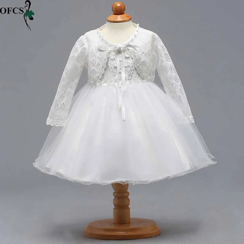 Кружевное платье принцессы с длинными рукавами для маленьких девочек фатиновое платье с цветами для девочек нарядные платья для девочек детская одежда на все сезоны, новинка
