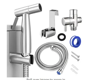 

Bidet Sprayer for Toilet Handheld Cloth Diaper Sprayer Bathroom Sprayer Kit Spray with Hose Stainless Steel Feminine Hygiene