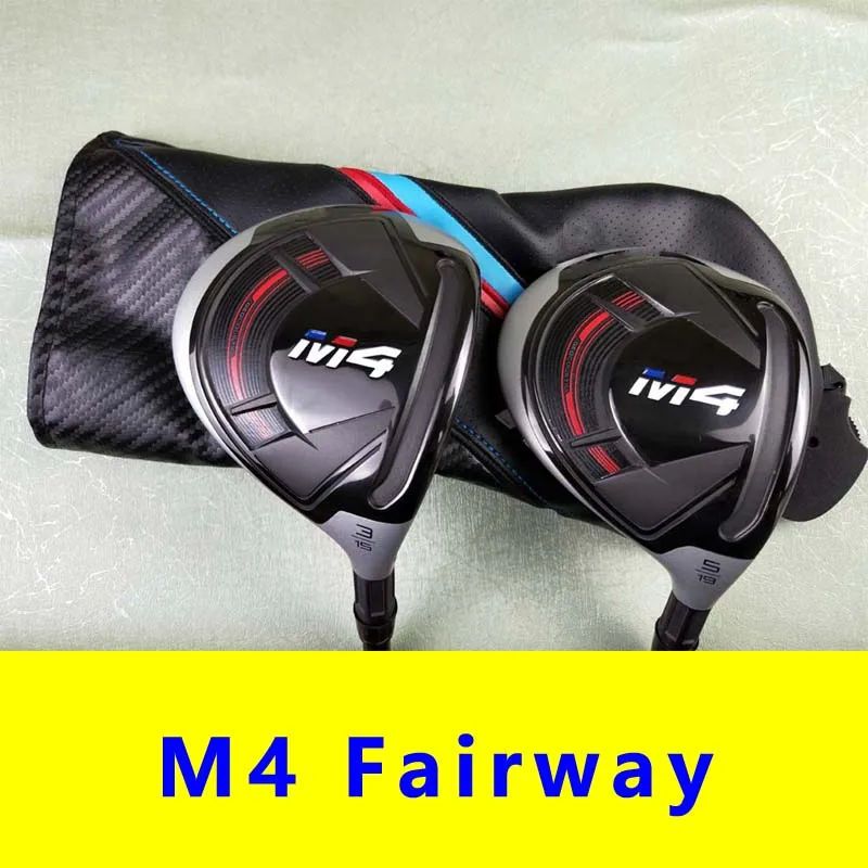 M4 Фарватер клюшки для гольфа Фарватер Дерево TM5 графитовые валы 15 19 Лофт градусов с головной убор