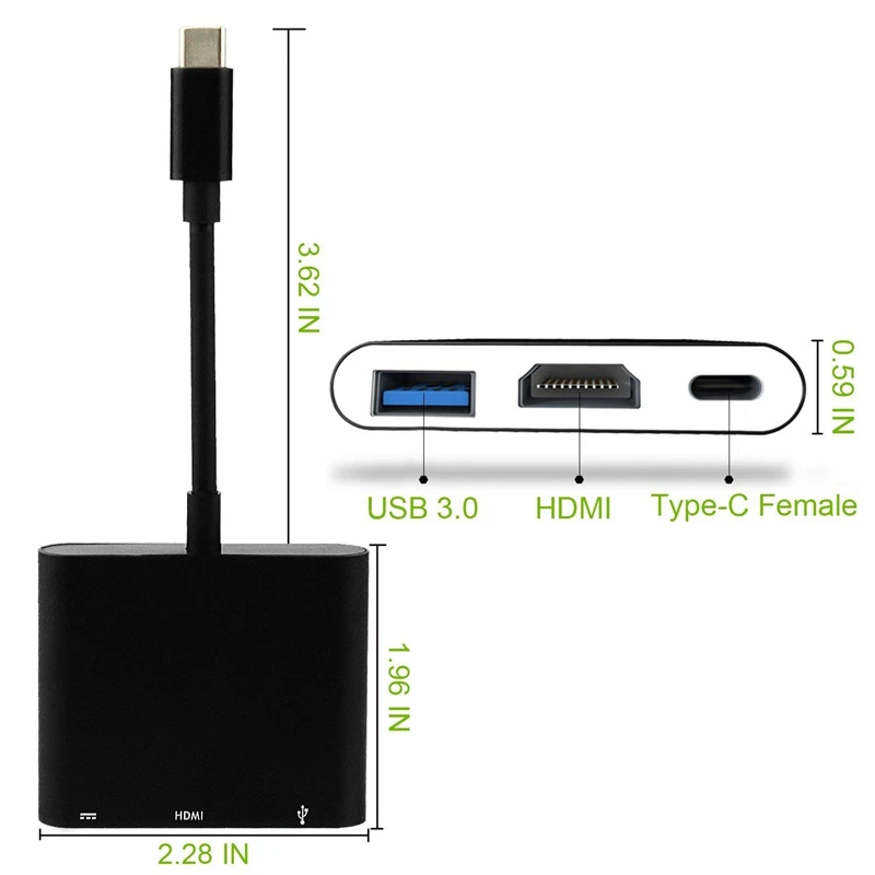 HDMI USB C адаптер концентратора для nintendo Switch, 1080P Тип C к HDMI конвертер док-кабель для nintendo Switch