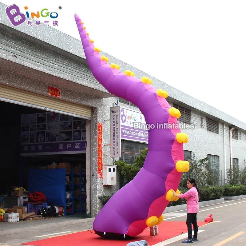 Outdoor activity 5mH purple inflatable double suction cup octopus legs / large tentacles for display toys | Игрушки и хобби