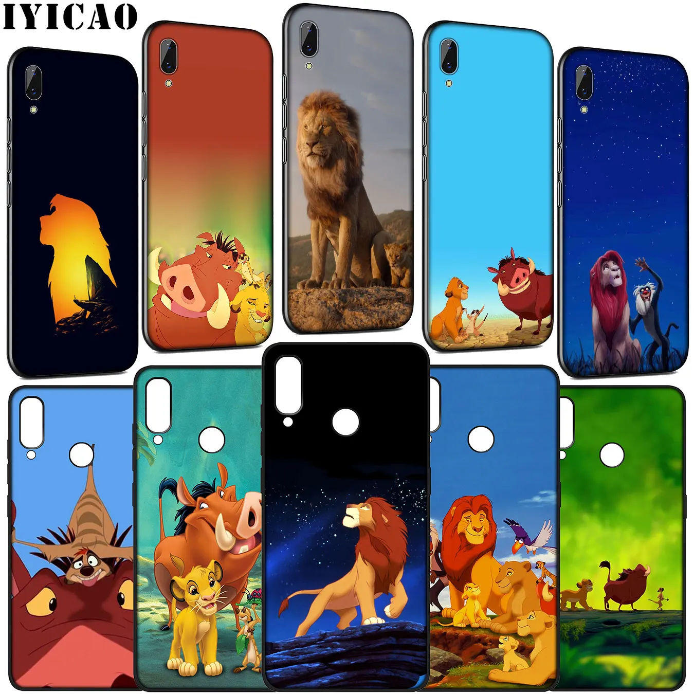The lion king COOL Soft Phone Case for Huawei Y9 Y7 Y6 Prime 2019 2018 Honor 20 10 9 9X 8C 8X 8 Lite 7C 7X 7A Pro |