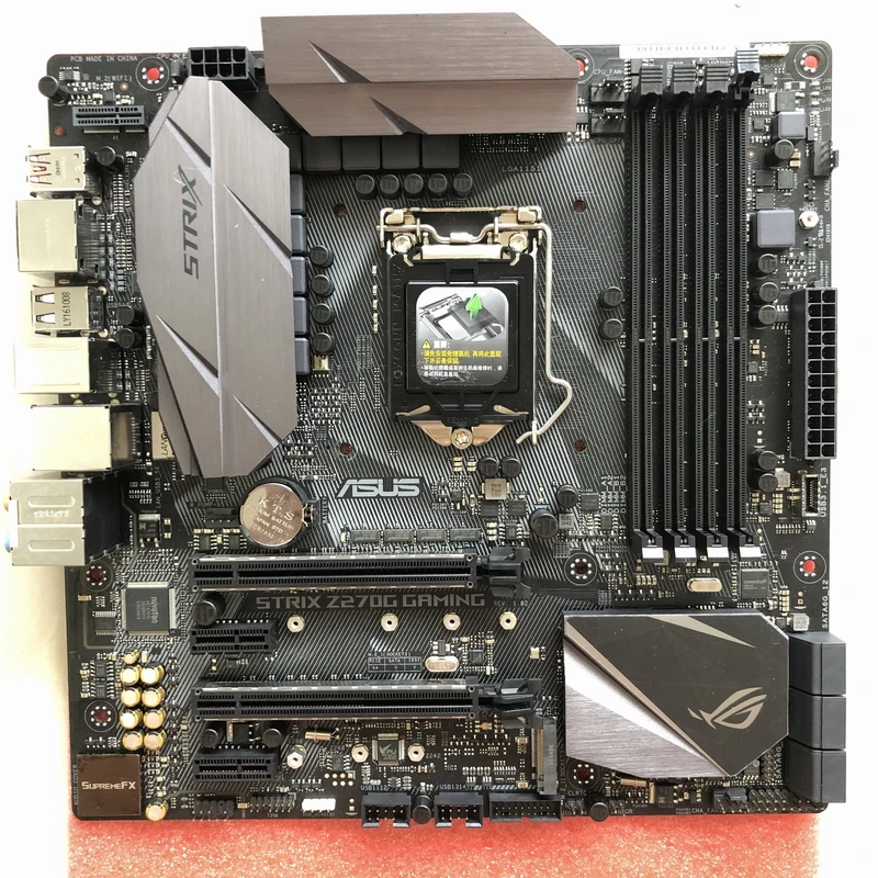 Asus ROG STRIX Z270G игровой плеер ROG Raptor материнская плата MATX маленькая плата 90% Новинка
