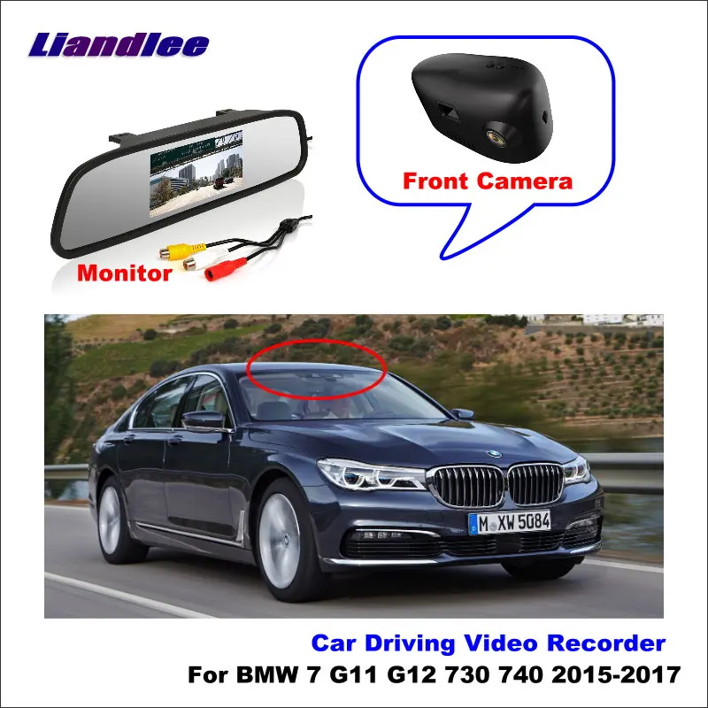 Liandlee Автомобильный видеорегистратор для BMW 7 G11 G12 730 740 2015 2017 фронтальная камера