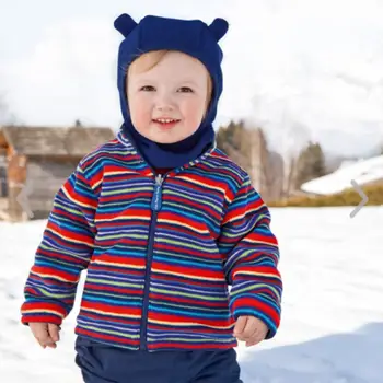 

Baby Winter Hat With Earflap Kids Sherpa Lined Fleece Beanie Windproof Keep Warm For Infant Toddler Children Outdoor Activities