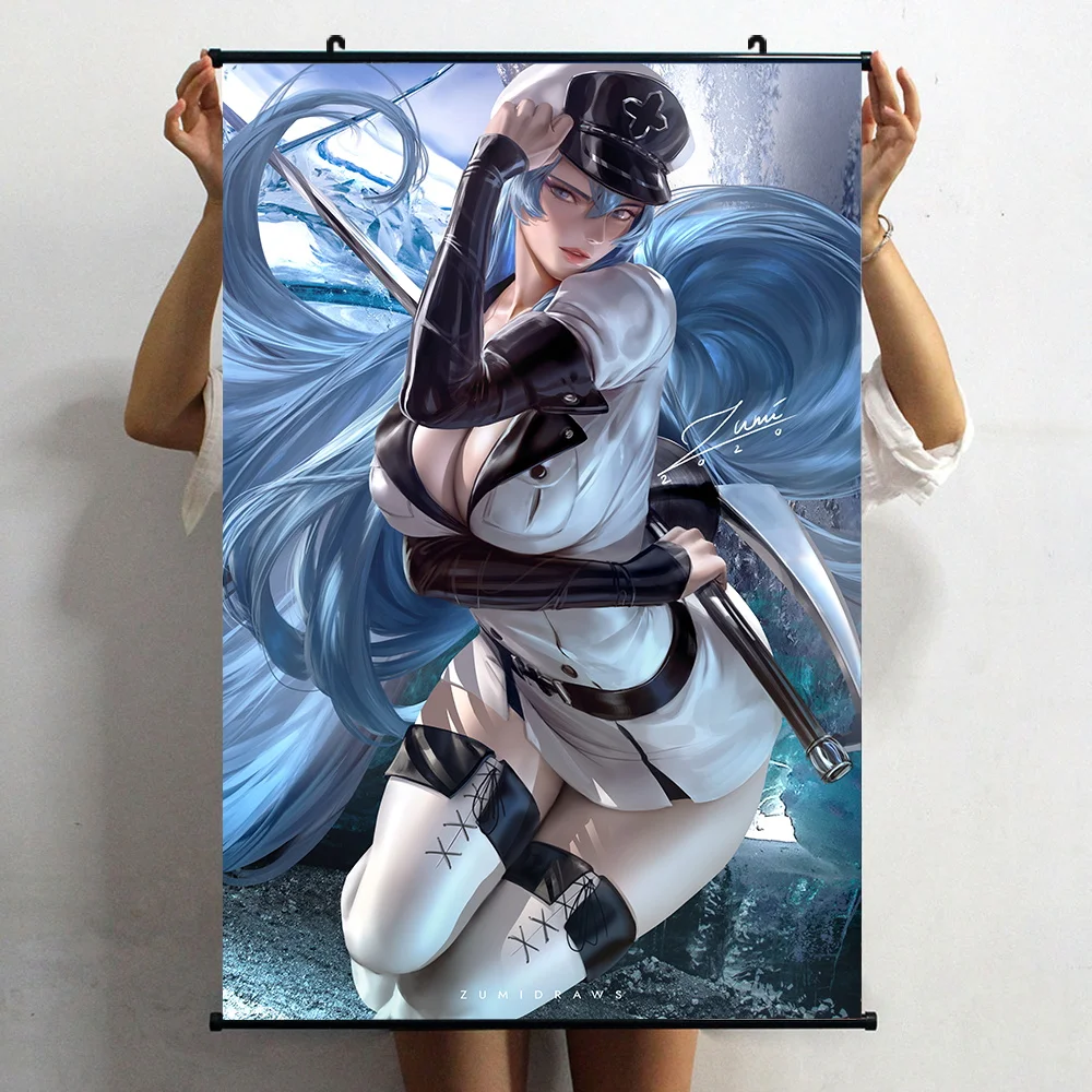 Esdeath Akame Ga Kill Anime Poster for Sale by Spacefoxart