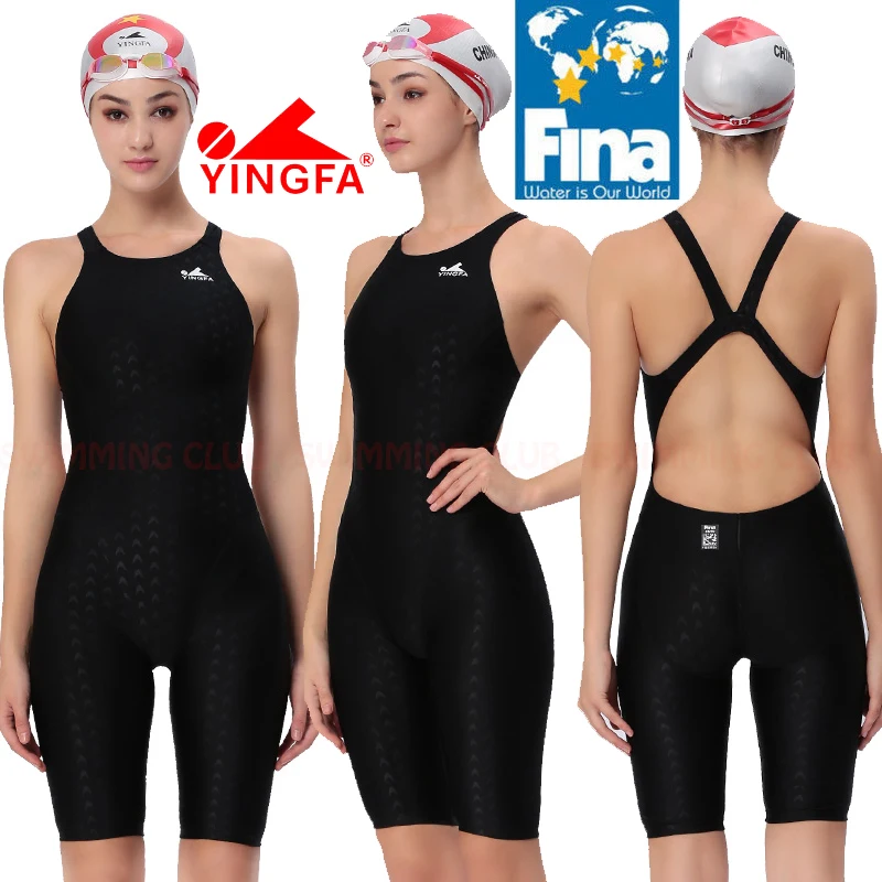 YINGFA 925 WOMEN'S GIRLS COMPETITION TRAINING RACING PROFESSIONAL KNEESKIN SWIMWEARS SWIMSUITS ALL SIZE women swimsuit