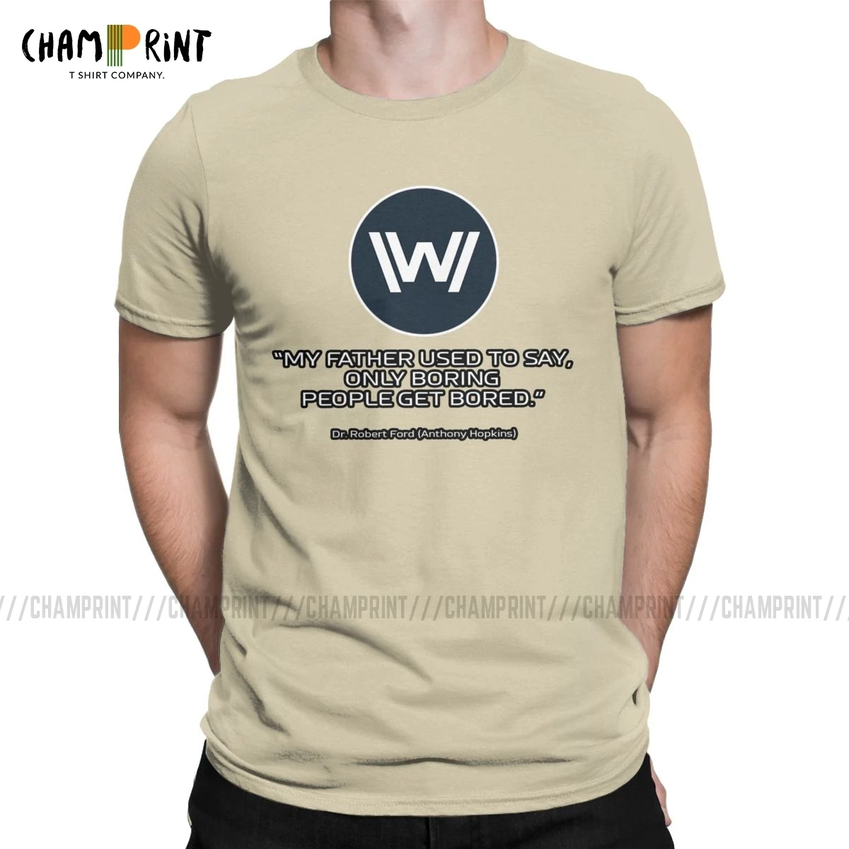 Westworld Quote T Shirt Men Cotton Hipster T Shirt Crew Neck Game Sc Fi