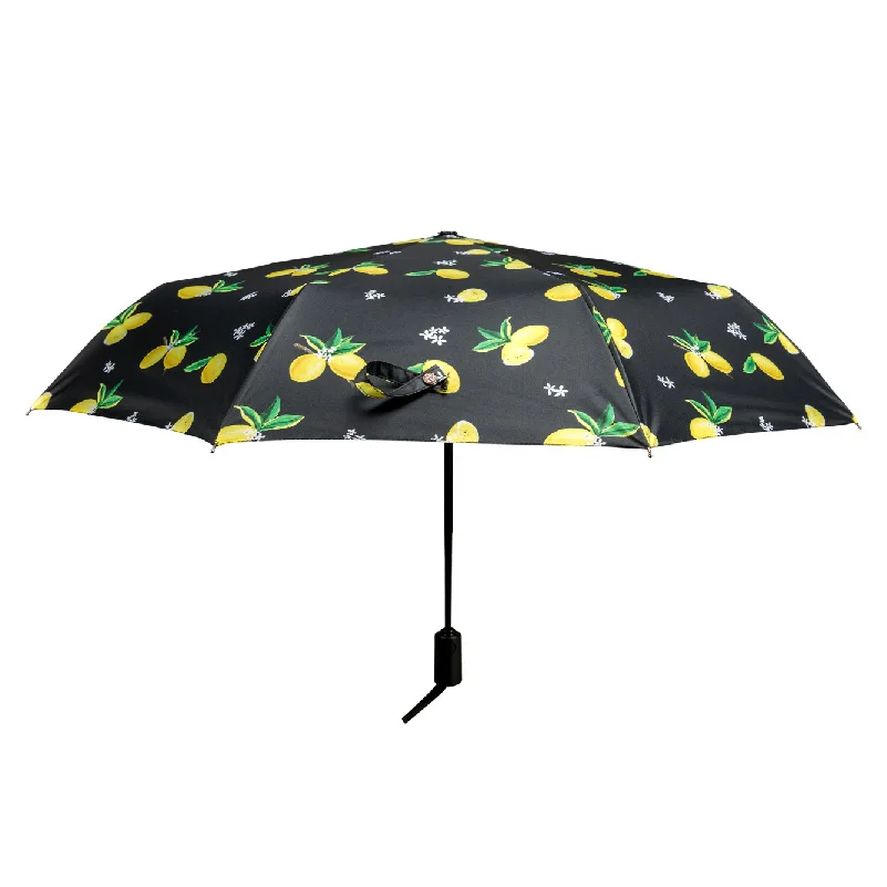 

Manufacturers Direct Selling Fully Automatic Black Umbrella College Style UV-Protection Rain Or Shine Dual Purpose Umbrella Bone