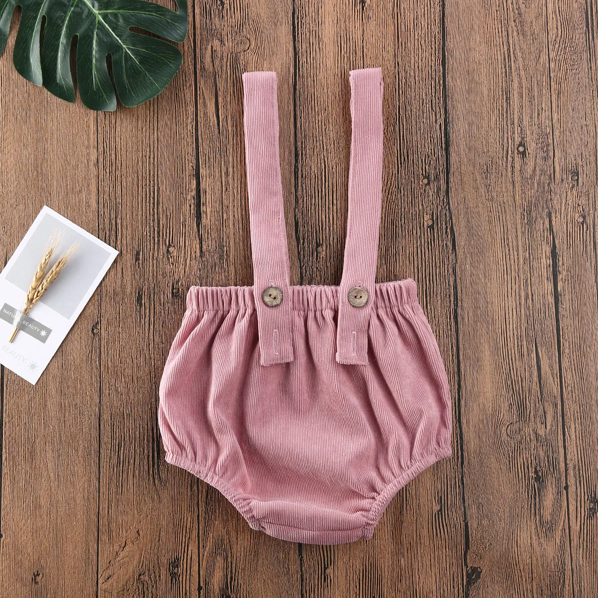 0-24M Newborn Kids Baby Girls Boys Overalls Shorts Solid Button Summer Casual Shorts 8 Colors