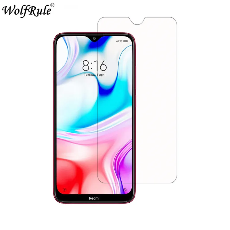 2 шт Стекло для Xiaomi Redmi 8 Защита экрана закаленное стекло 2.5D анти царапина пленка 6