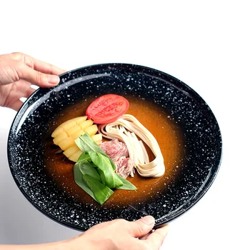 

Tableware Ceramic Dinner Plate Set Dish 8/10 Inch Porcelain Cute Dessert Plate Dinnerware Starry Steak Western Food Plate
