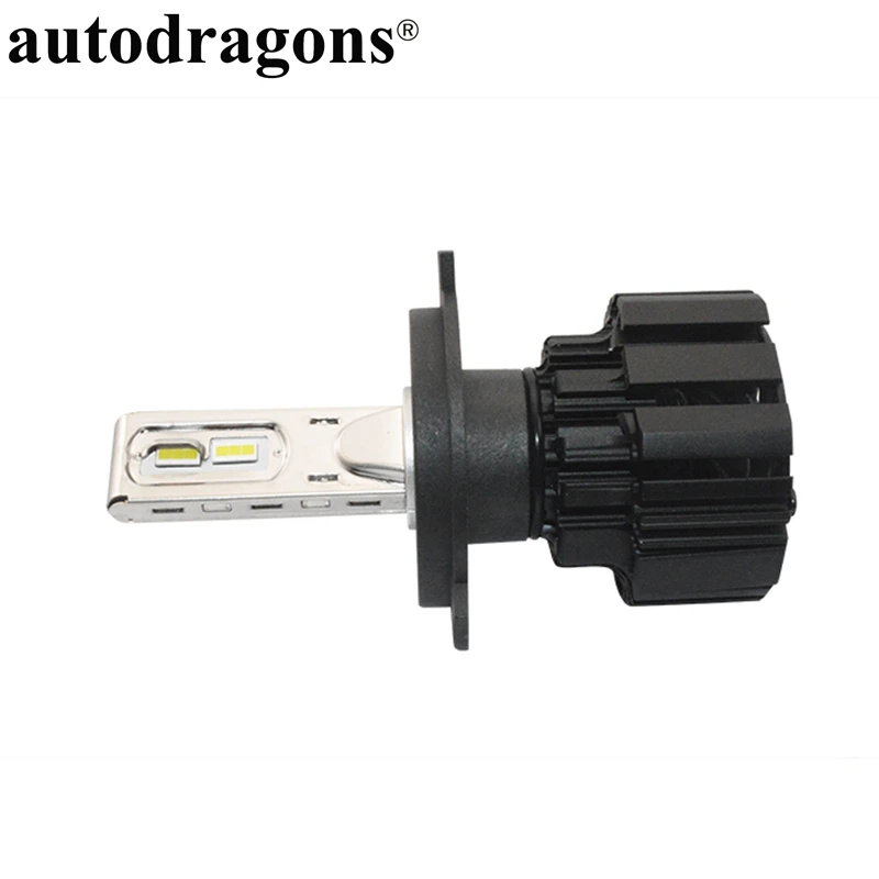 Autodragons P9 серия IP67 водонепроницаемая лампа для автомобильных фар H7/H11/H15/5202/9007/H4/H13/9004/PSX24 ультра-тонкий светодиодный прожектор 50 Вт